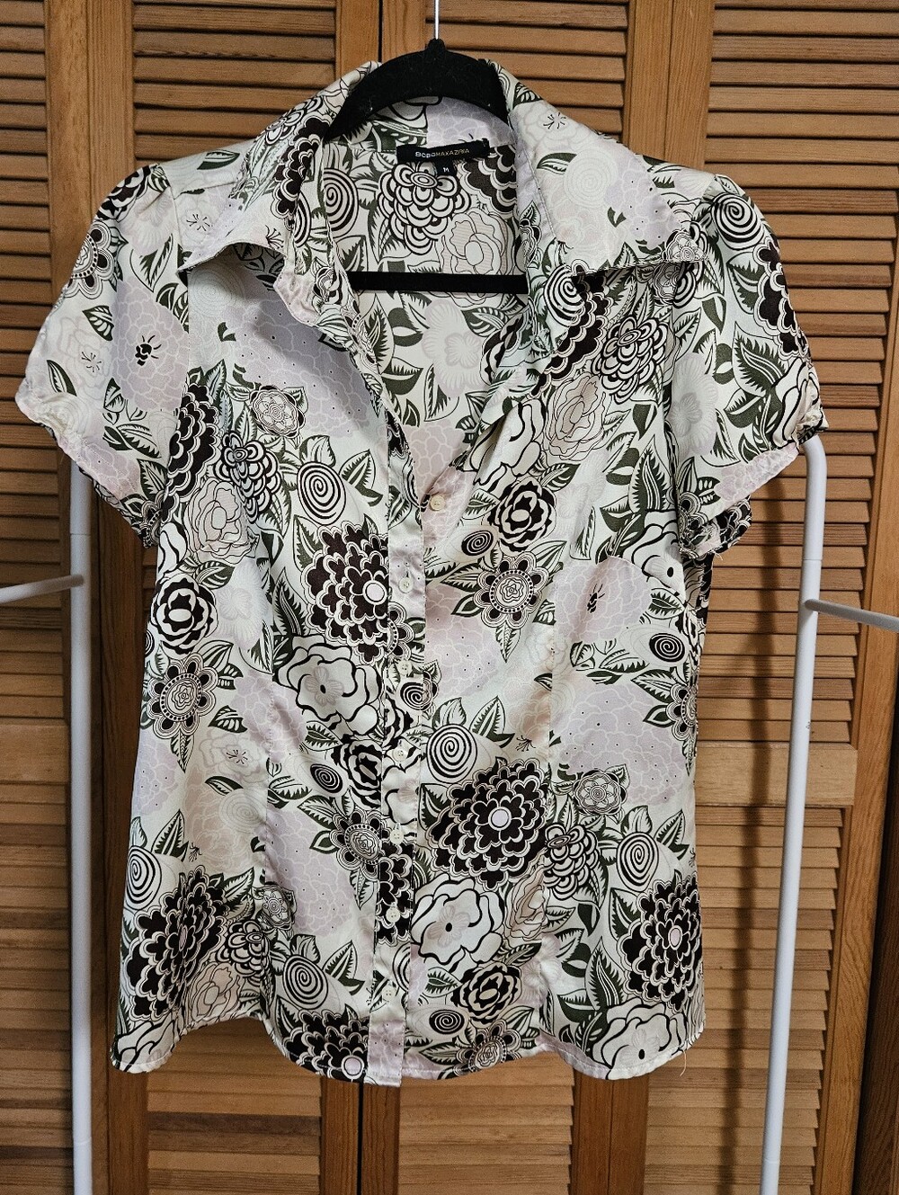 Vintage Silk Y2K Floral Whimsy Fairy Blouse